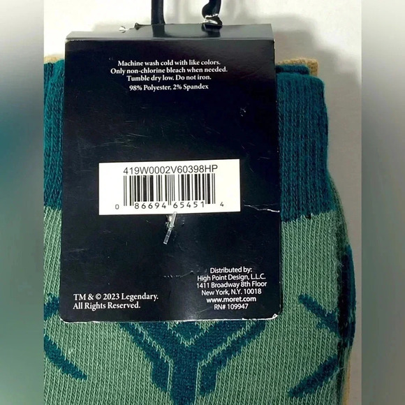 Dune - House Atreides - 2 Pairs of Crew Socks / Size 6 1/2 - 12 - BNWT 🏜️🪱🗡️ - Picture 4 of 5